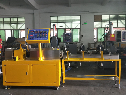 Twin Screw Extrusion Granulator Fully Automatic PLC Program Control
