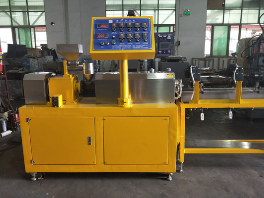Twin Screw Extrusion Granulator Fully Automatic PLC Program Control