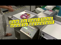 食糧のための敏感なタッチ画面の食料生産ライン金属探知器