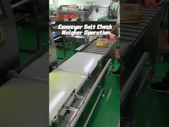棄却物と機械を点検するコンベヤー ベルトの重量